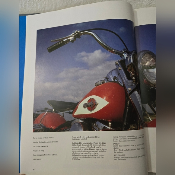 Harley-Davidson 1994 The Making Of A Cult By Peter Henshaw Coffee Table Book - Picture 4 of 10
